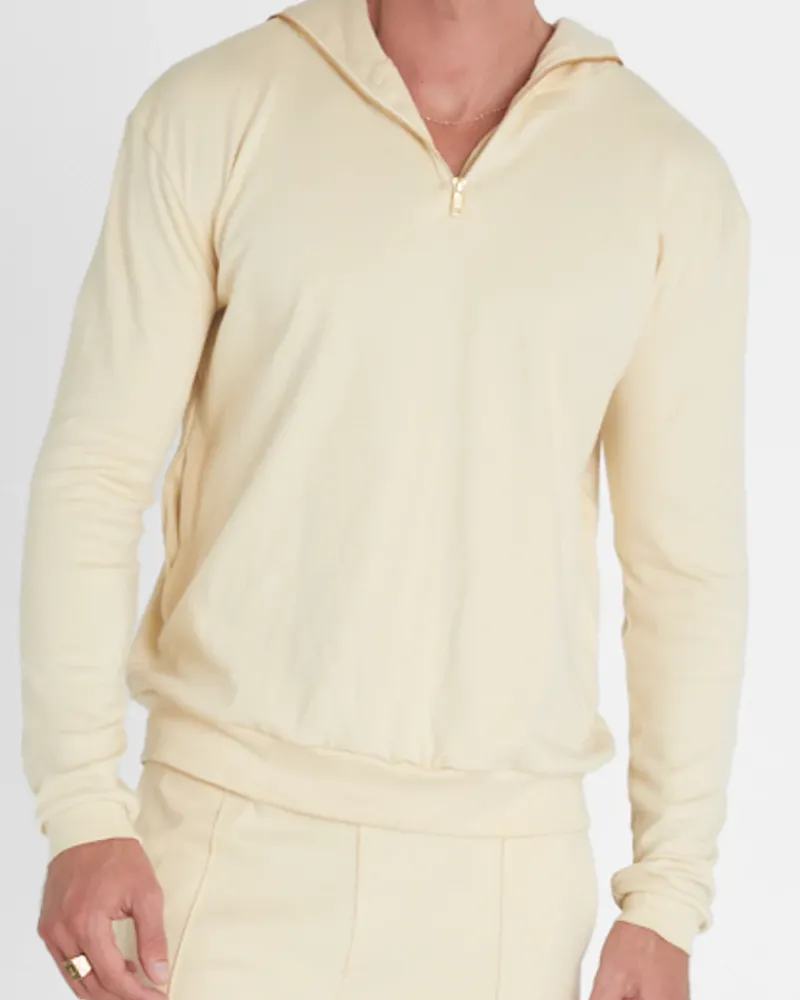 Aqua Blu Outerwear|Tops^Sand Hoodie