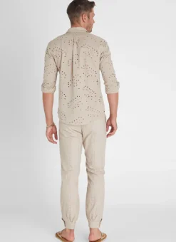 Aqua Blu Bottoms|Bottoms^Sandstone Caleb Pants