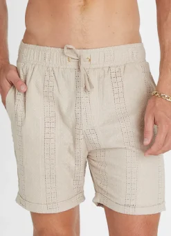 Aqua Blu Bottoms|Bottoms^Sandstone Taylor Shorts