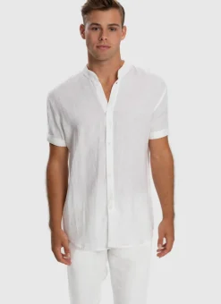 Aqua Blu Bottoms|Bottoms^Serenity Linen Pants - White