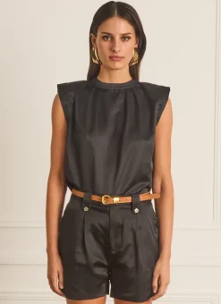 Aqua Blu Tops^Klara Top Sparrow