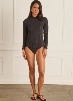 Aqua Blu Rash Guards^Lyla Rash Guard Sparrow