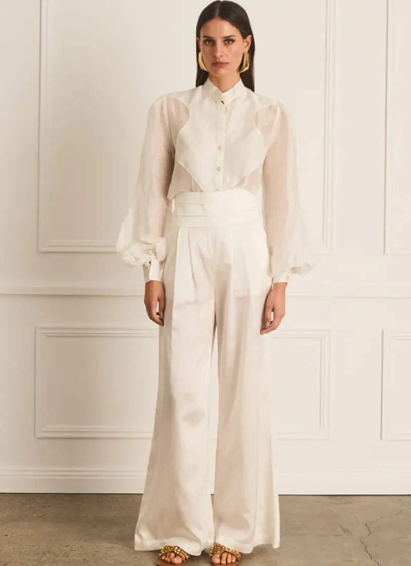 Aqua Blu Tops^Hazel Blouse Starling