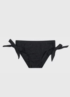 Aqua Blu Shop Juniors (3-7)|Bottoms^Stepping Stones Faux Tie Side Brief (SAMPLE) Liquorice