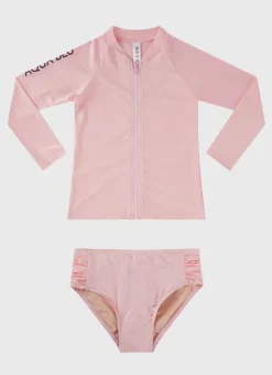 Aqua Blu Shop Juniors (3-7)|Rashies^Stepping Stones Long Sleeve Rash Vest Set