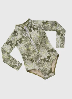 Aqua Blu Shop Juniors (3-7)|One Pieces^Long Sleeve One Piece Tapestry