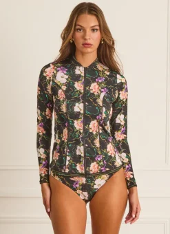 Aqua Blu Rash Guards|Tops^Lyla Rash Guard Tempest