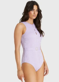 Aqua Blu One Pieces^Prudence One Piece Viola