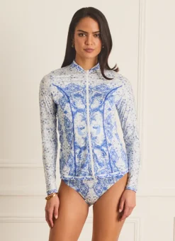 Aqua Blu Rash Guards|Tops^Lyla Rash Guard Willow