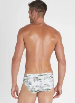 Aqua Blu Racer Briefs^Racer Briefs Woodland