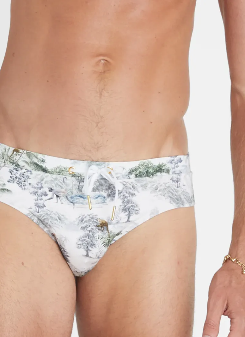 Aqua Blu Racer Briefs^Racer Briefs Woodland